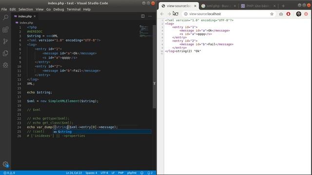 PHP - XML - XPATH смотреть онлайн