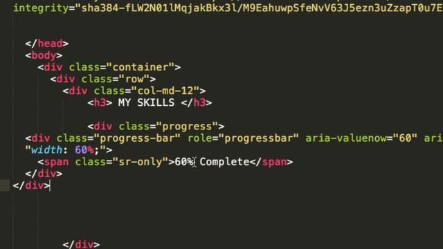 Bootstrap.14 ประยุกต์ใช้ progress bar Bootstrap ทำ Portfolio смотреть онлайн