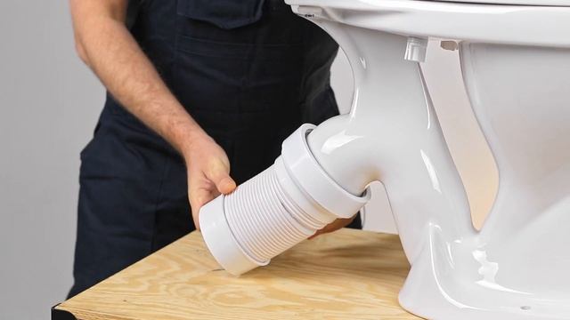 Как правильно подключить унитаз к канализации с помощью армированной гофры смотреть онлайн