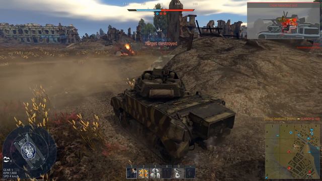 BABY HELLCAT - M8A1 in War Thunder feat. Wildcat - OddBawZ смотреть онлайн