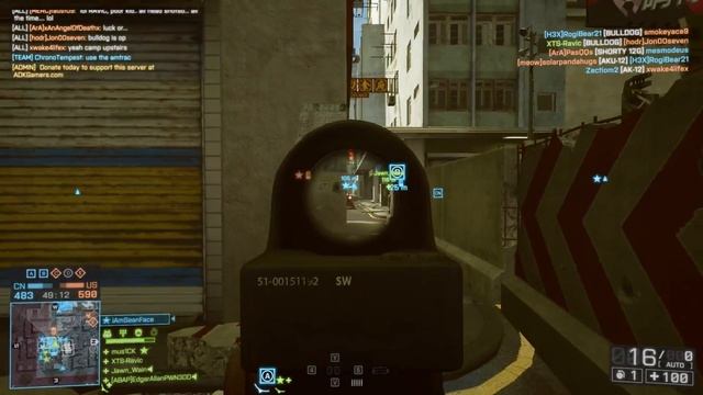 Battlefield 4 Dragon's Teeth Infantry Gameplay смотреть онлайн