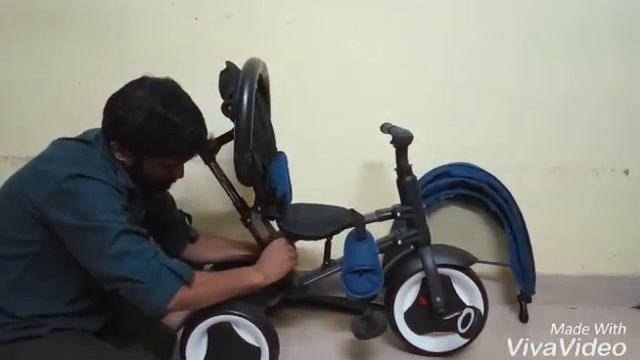 #Rito #Qplay #foldable/Portable #Tricycle 5 in 1 - with easy plug and play assembly смотреть онлайн