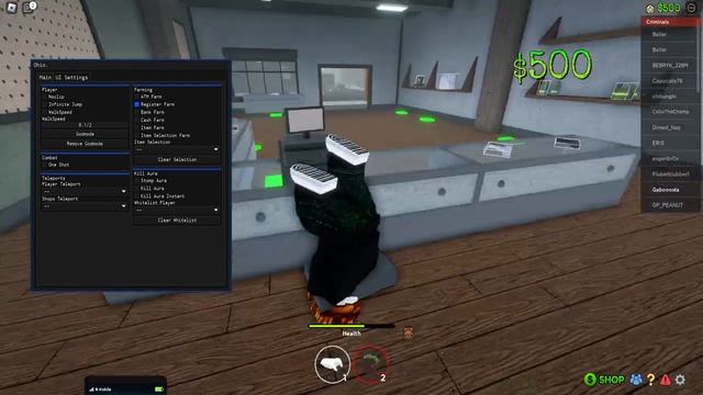 Ohio script – (NoClip, Money farm & more) смотреть онлайн