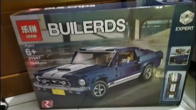 Lepin 21047 Ford Mustang смотреть онлайн
