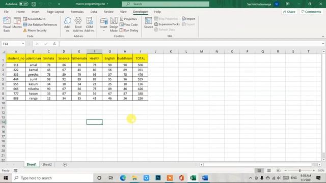 Macro Programming in MS-Excel | Sinhala смотреть онлайн