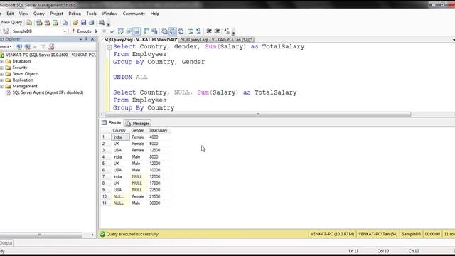 Grouping Sets in SQL Server смотреть онлайн