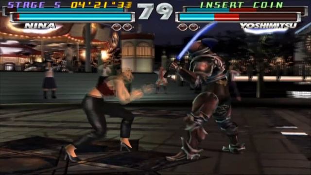 TEKKEN TAG TOURNAMENT | Arcade mode with Nina Williams and Anna Williams (Playstation 2) смотреть онлайн