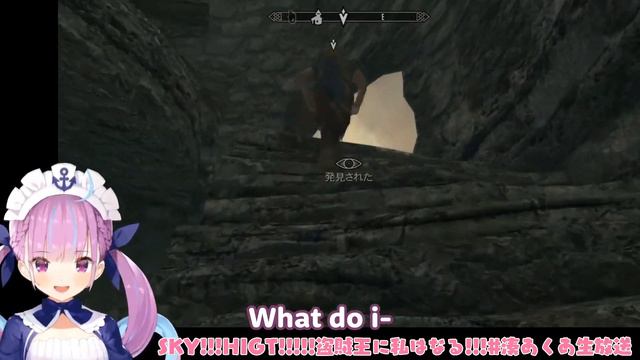 Minato Aqua's journey into the Elder Scroll Verse(Vanilla Skyrim) / Skyrim смотреть онлайн
