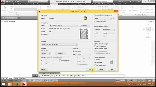 Tutorial Autocad 007 (how to export PDF) смотреть онлайн