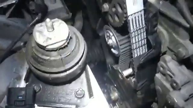 Seat Alhambra 2.0 TDI BRT,встановлюю ремінь ГРМ,ролики,помпу ловлю мітки.