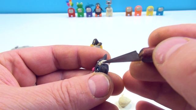 Новые скины в AMONG US ? Лепим АМОНГ АС В СТИЛЕ НЯШ ? Амонг Ас из пластилина смотреть онлайн