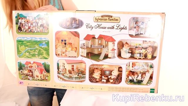 Sylvanian Families Большой дом (2752), с освещением сильваниан смотреть онлайн