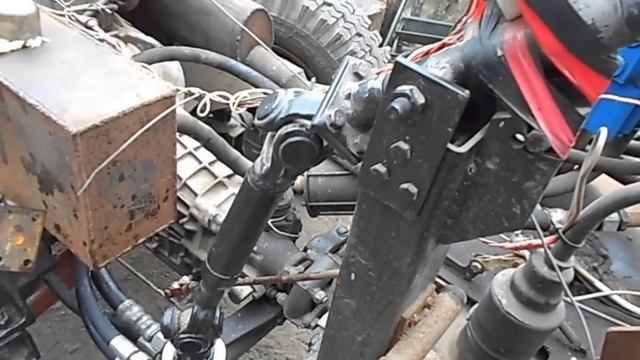 Установка ГОРУ на самодельный трактор смотреть онлайн