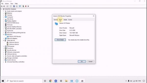 Generic PnP monitor fix windows 10 | Device manager | Control Panel | The AB