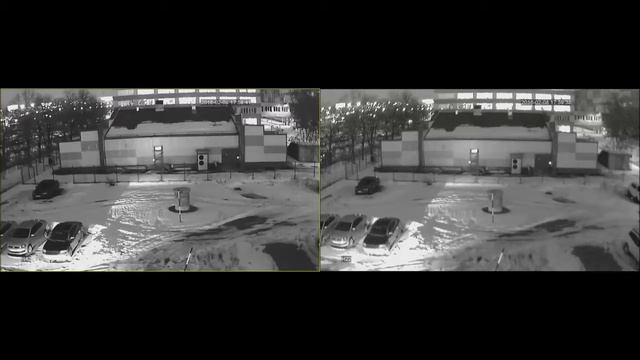 Сравнение изображений с AHD видеокамер на базе CMOS матриц Soi H42 и H22 без ИК подсветки.mp4 смотреть онлайн