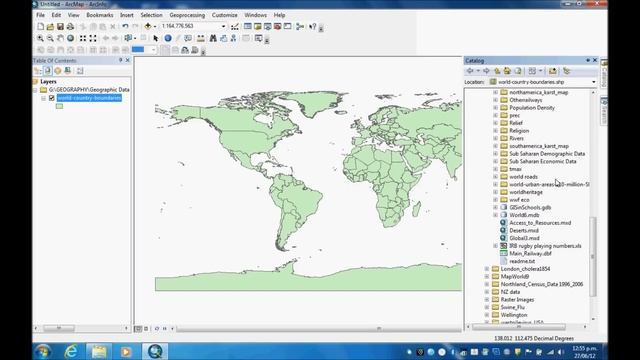 How to join an Excel spreadsheet onto an attribute table in ArcMap 10.0 смотреть онлайн