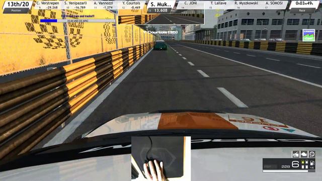 RACEROOM by MOUSE! Macau! Final round (5) of CUPRA Simracing Series | Div.2 смотреть онлайн