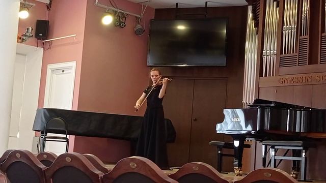 Вика Чернышева, Бах (Прелюд и Лур) и Каприс, Паганини