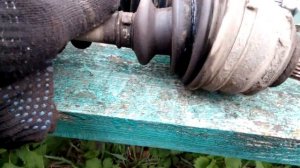 Рено Логан. Замена правого привода за 30 минут