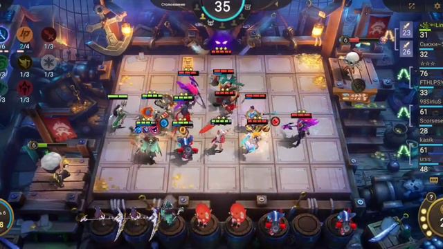 Магические шахматы Mobile Legends, ЧУ 1 навык, Кадита в 3 звёзды проста пушка смотреть онлайн