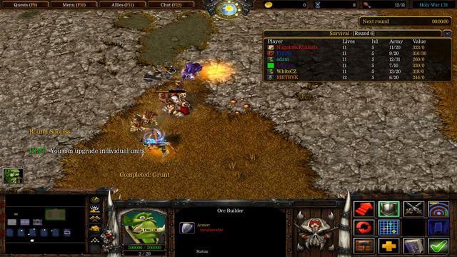 Warcraft III: TFT - (CUSTOM) 356 - Holy War 1.78 - Zklamaný synchr смотреть онлайн