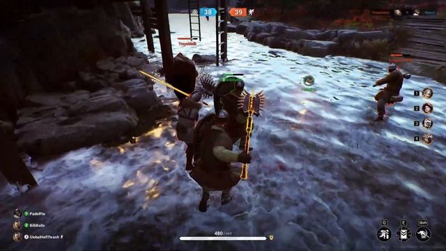 Эпические махач рыцарей в бесплатной игре Warhaven смотреть онлайн