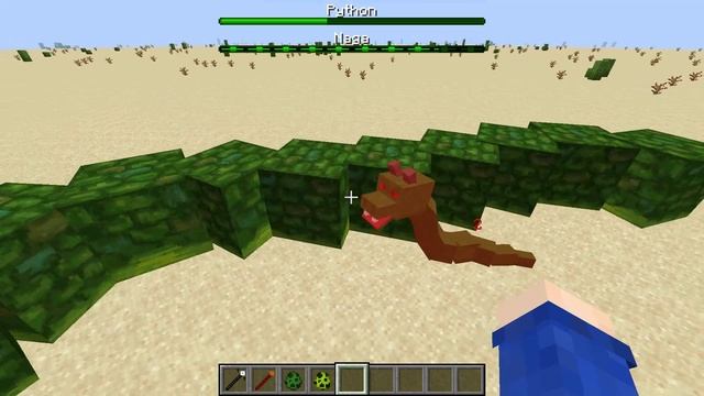 Naga Vs. Python in Minecraft смотреть онлайн