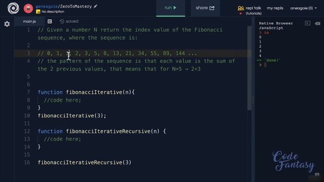 Exercise - Fibonacci | Recursion Algorithms series смотреть онлайн