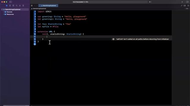 StaticString Type in Swift Explained (2023) - iOS Tip смотреть онлайн