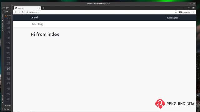 Protecting pages using roles - EP12 - Laravel 8 User Login and Management System смотреть онлайн
