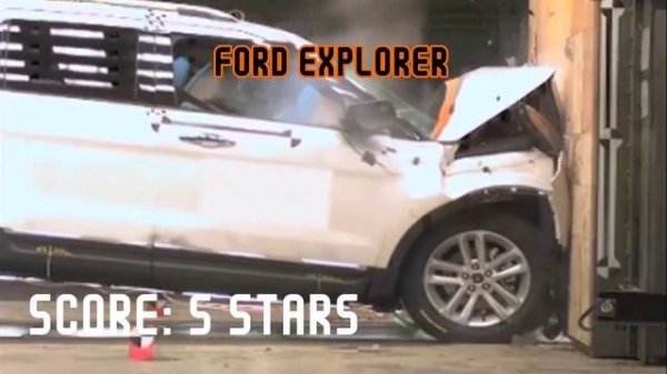 2011 Ford explorer Crash test