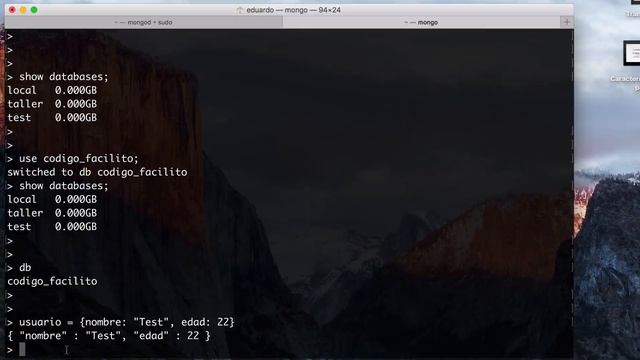 3.- Curso MongoDB - Insert смотреть онлайн