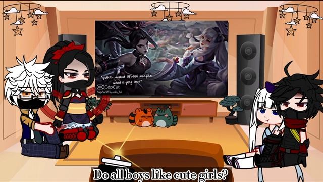 ||Ninjas + Kagura React To Hanabi And Hanzo||Gacha Plus||MLBB|| смотреть онлайн