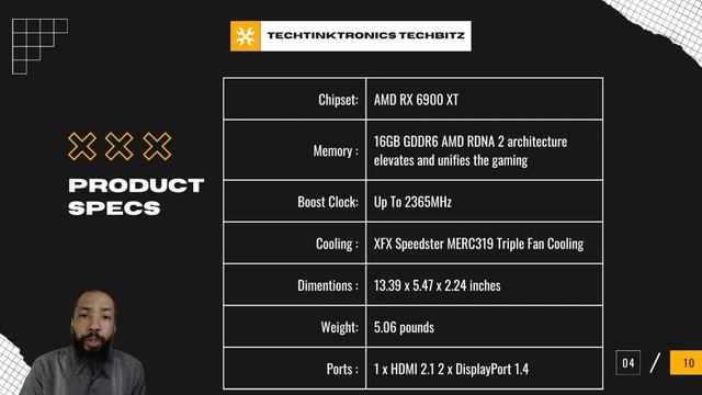 XFX Speedster MERC319 AMD Radeon RX 6900 XT Review смотреть онлайн