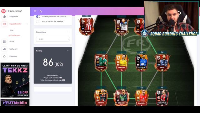 ДЕШЕВАЯ сборка СБЧ для SANCHO 98 OVR! - FIFA MOBILE 20: New Event SBC смотреть онлайн