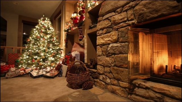 CHRISTMAS THEME. NEW YEAR'S BACKGROUND! РОЖДЕСТВЕНСКАЯ ТЕМА. НОВОГОДНИЙ ФОН! 4K UHD! смотреть онлайн