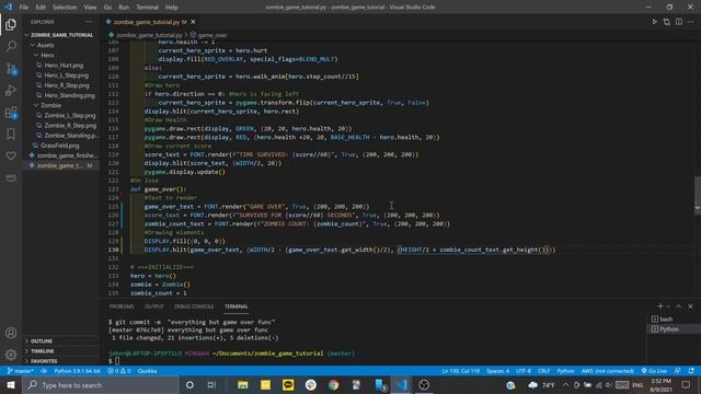 Learn Pygame! #6 Game Over Screen смотреть онлайн