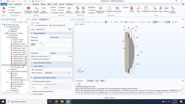 Importing SolidWorks Files in COMSOL and Adding Extra Domains (Cold Plate Analysis) смотреть онлайн