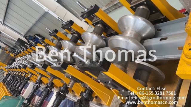 Оборудование для производства балок барьерного ограждения представляет | профилегибочная линия смотреть онлайн