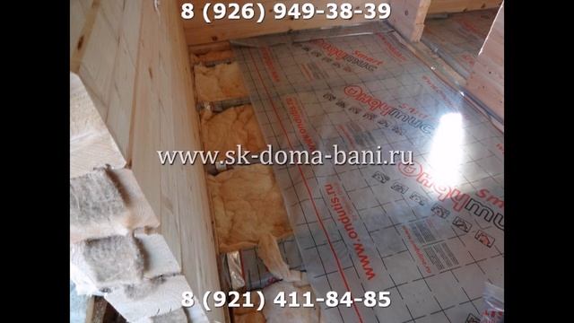 Одноэтажная баня из сухого бруса с печкой смотреть онлайн