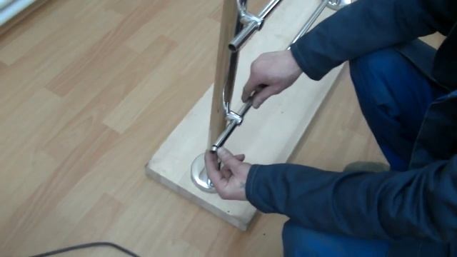 Перила из нержавеющей стали своими руками. Ограждения из нержавейки. смотреть онлайн