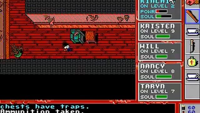 A Nightmare On Elm Street - (DOS) - Gameplay - (better than the NES game?) смотреть онлайн