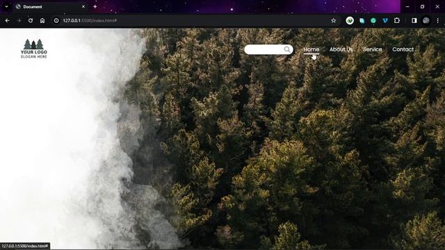 How to build a landing page website for World Forest Day event | HTML & CSS смотреть онлайн