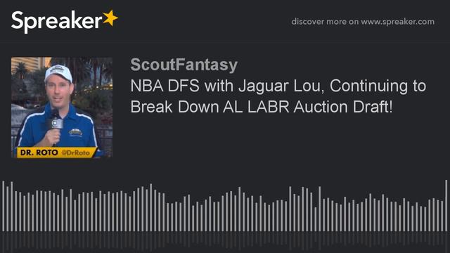 NBA DFS with Jaguar Lou, Continuing to Break Down AL LABR Auction Draft! смотреть онлайн