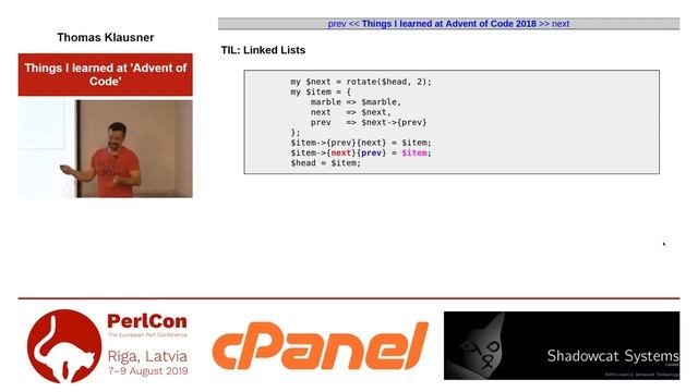 Thomas Klausner. Things I learned at 'Advent of Code' смотреть онлайн