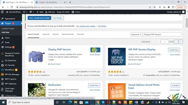 How to Check PHP Version of your WordPress Website through Plugin | Server Running PHP Version смотреть онлайн
