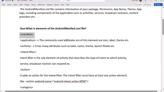 #What is Android Manifest.xml file? смотреть онлайн
