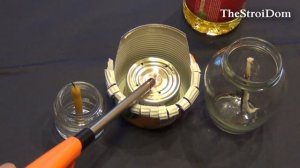 █ Быстро СВЕЧА долгого горения из ПОДСОЛНЕЧНОГО масла / плюс диодная подсветка