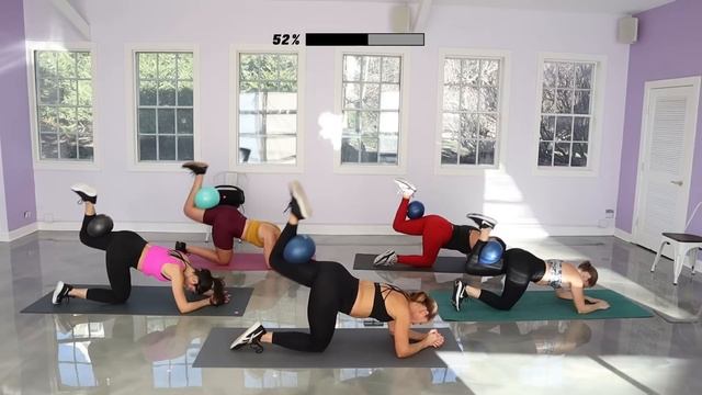 60 MIN BARRE Thighs & Core Workout | Pilates Mini Ball | BARRE HIIT