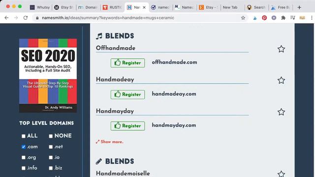 Naming Your Etsy Shop, Finding a Domain, and Social Media Accounts смотреть онлайн